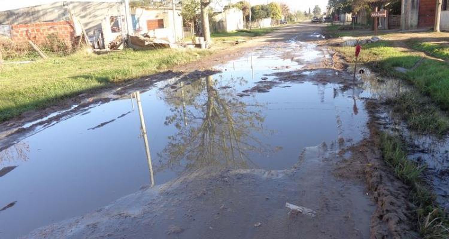 La materia fecal que corta la calle