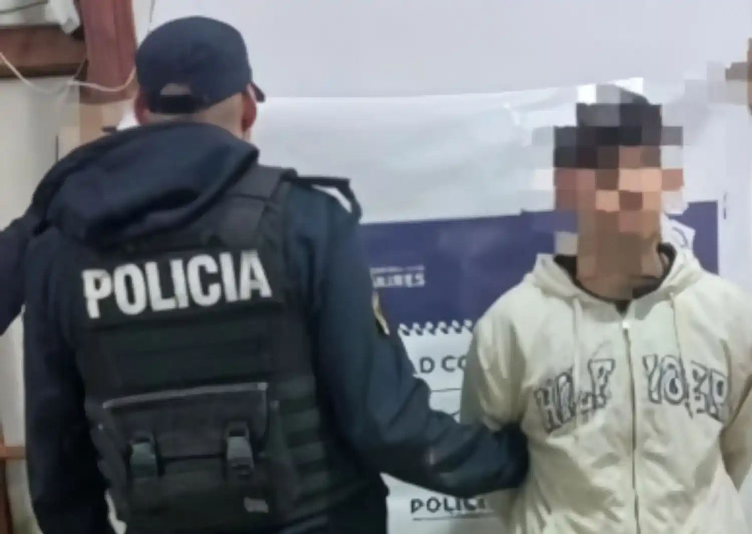 El joven fue trasladado a la Comisaría y luego recuperó la libertad.