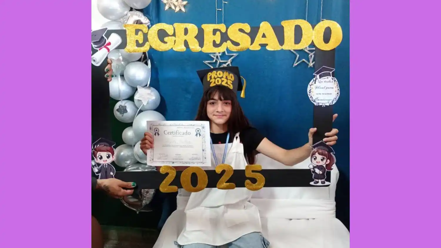 Egreso de Martina Zapata