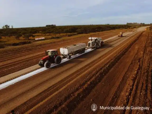Avanza la Obra de Camino al Puerto

