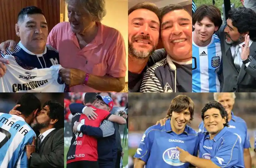 Desde “el Trinche era mejor que yo” a llorar por Lavezzi: anécdotas y elogios de Maradona a los futbolistas rosarinos