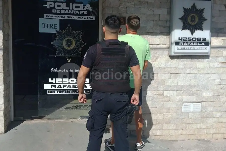 Por amenazas y usurpación, detuvieron a un sujeto en la vereda frente a la casa