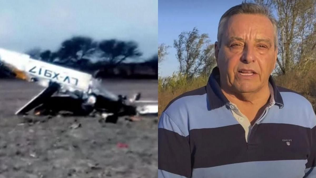 El intendente Jorge Grazziano era el único tripulante de la nave que cayó en San Luis.
