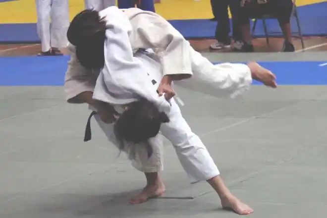 Judocas en el Campeonato República