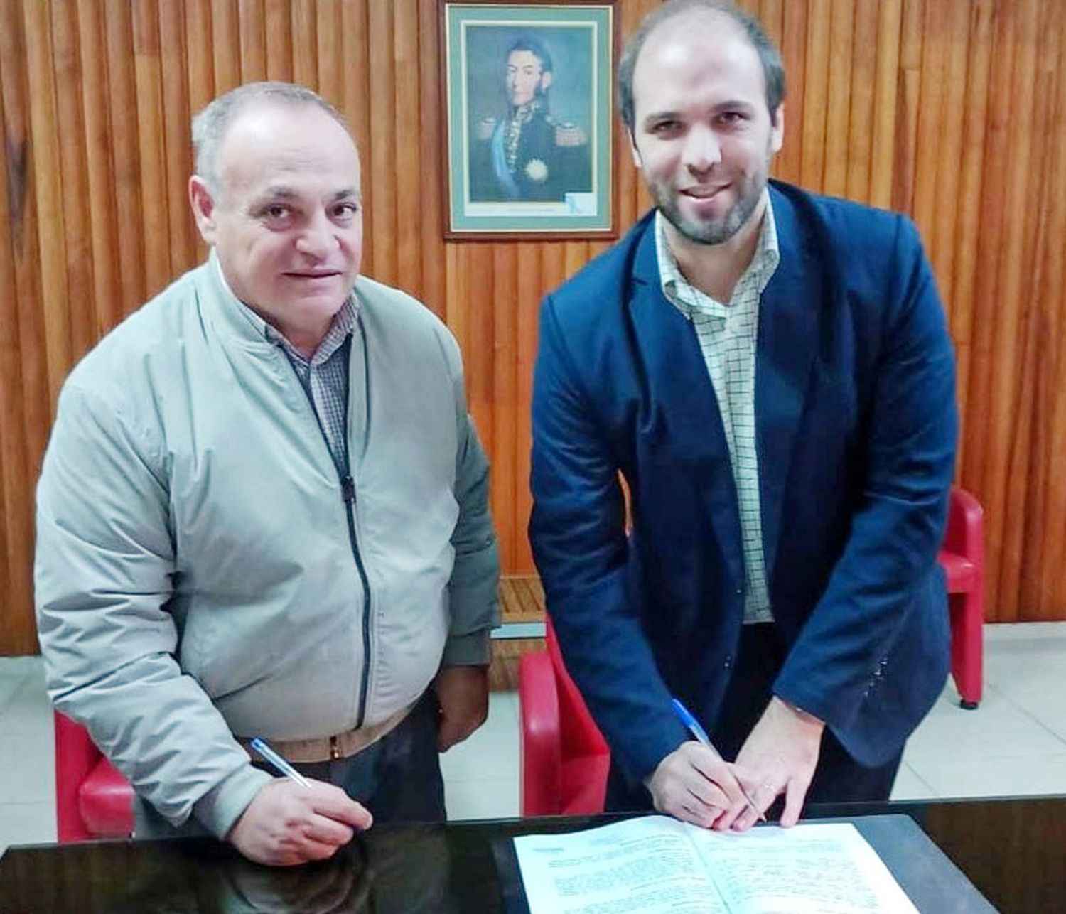 Firma de Convenio entre Estudiantes de Comunicación Social y la Subsecretaría de Educación Municipal