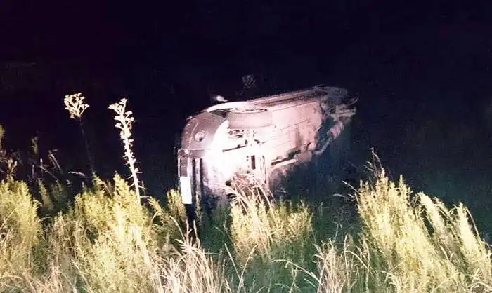 Volcó en la Ruta 18, una familia  de Córdoba