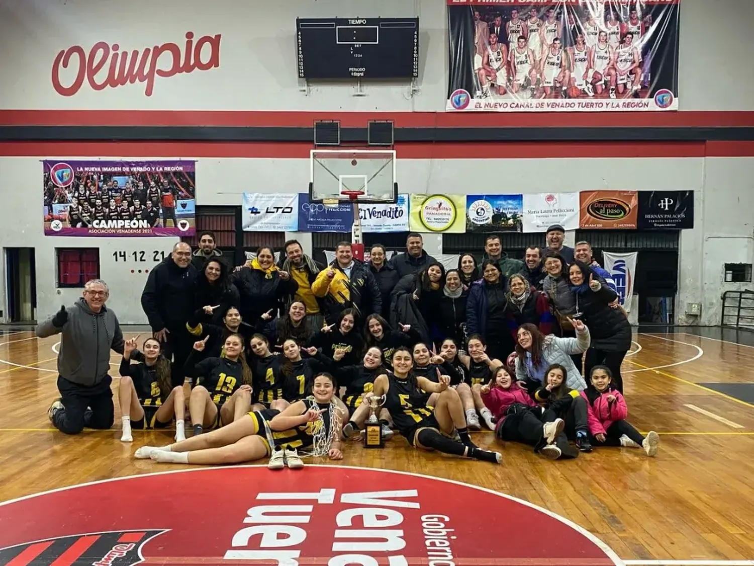 Peñarol gritó campeón en el Final Four U15 femenino, tras una electrizante final ante Olimpia BBC