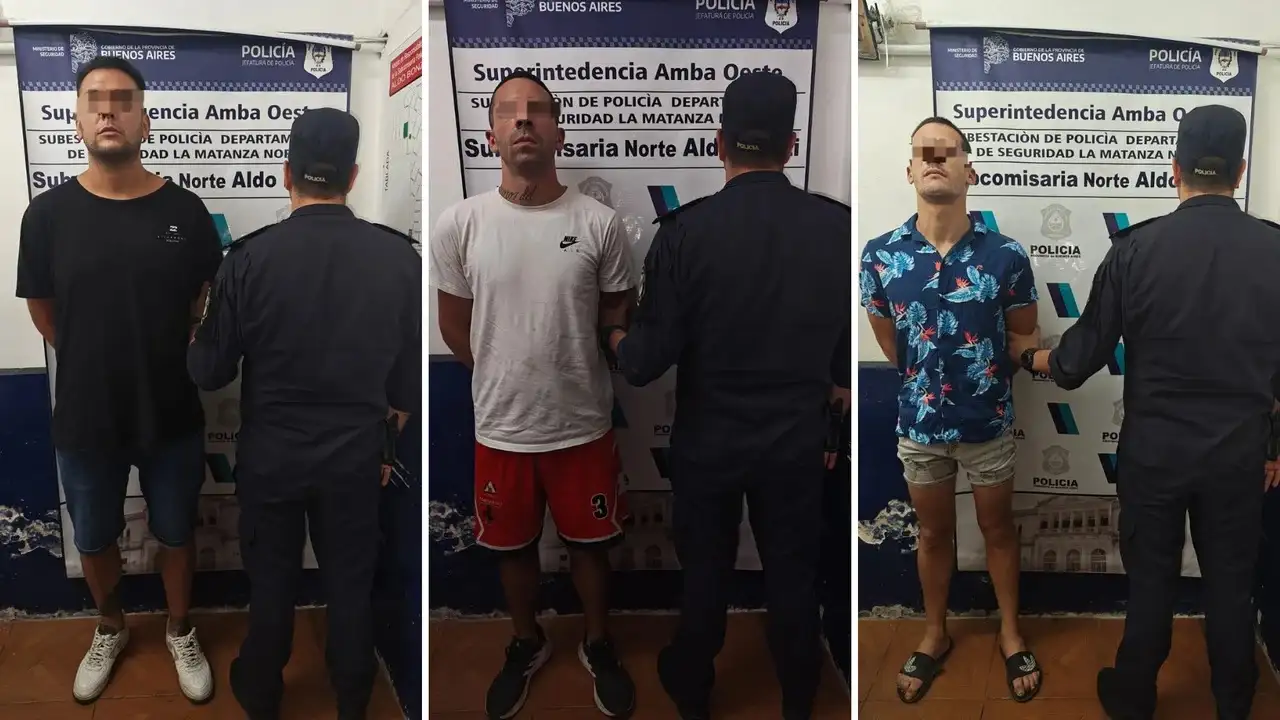 El “Polaco” y sus cómplices fueron detenidos en La Matanza.