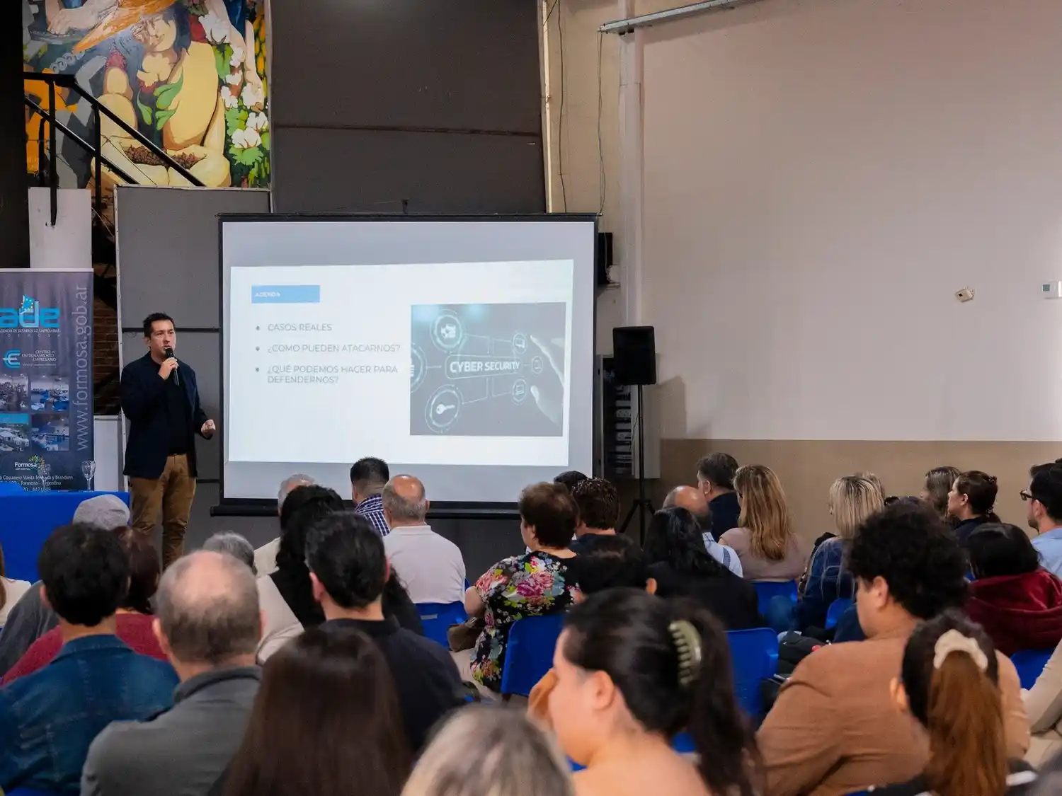 Se llevó a cabo una masterclass sobre ciberseguridad en el Galpón “G”