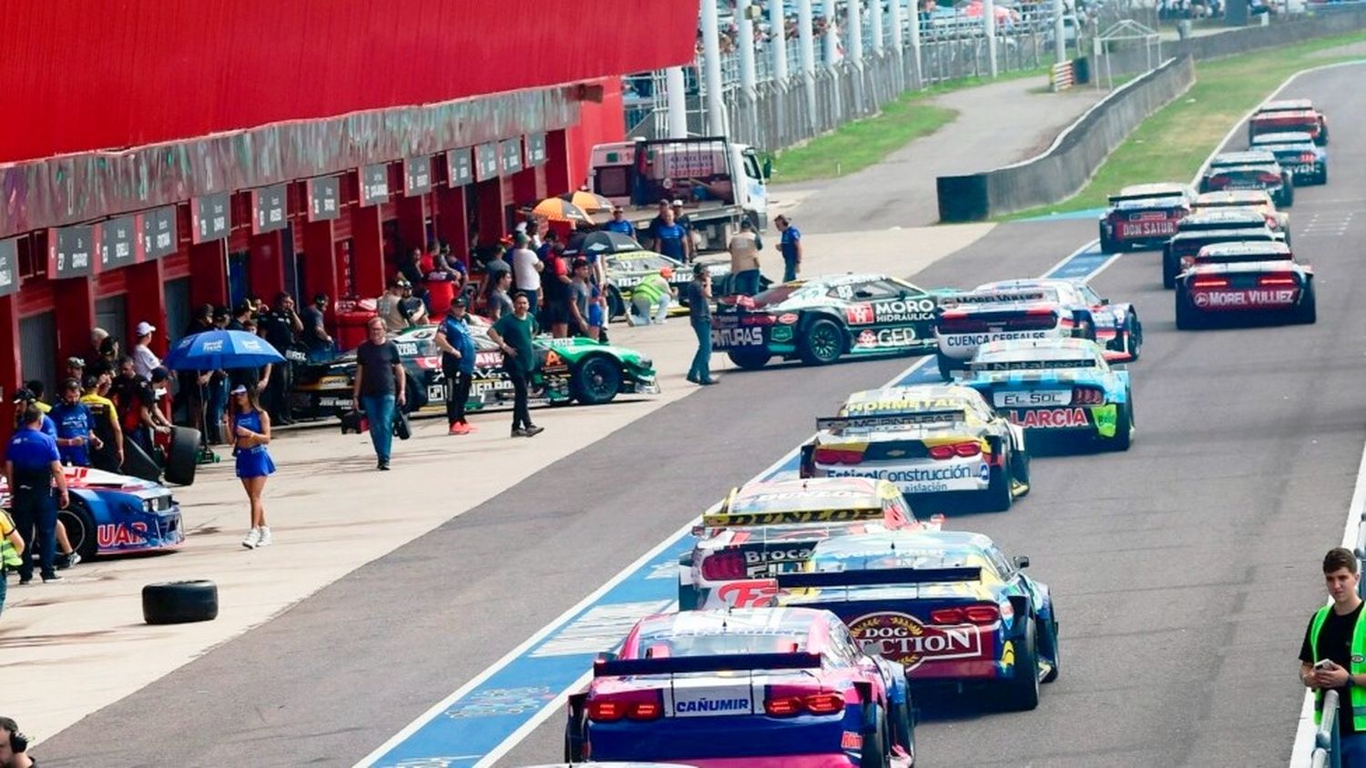 Así se largan las series del TC en Termas de Río Hondo