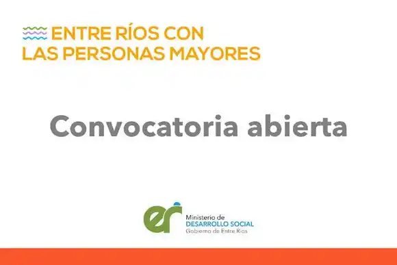Continúa vigente la convocatoria a presentar proyectos destinados a mejorar la calidad de vida de las personas mayores