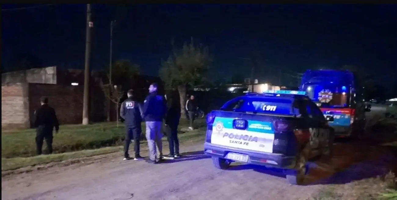 Personal policial trabajó en la escena del suceso.