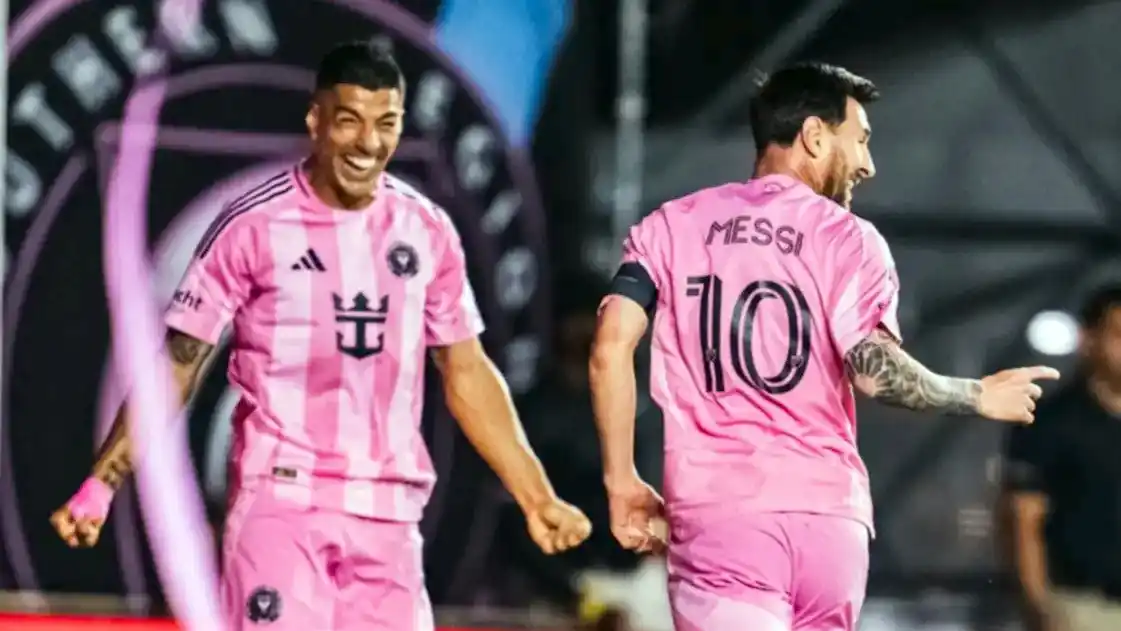 Con dos goles de Messi, Inter venció a Nashville por 3 a 1 con festejos argentino