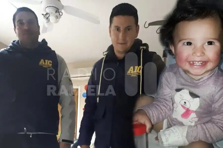 Dos efectivos le salvaron la vida a una beba: "Esto nos devolvió la vida a la familia entera", aseguró la mamá de la nena