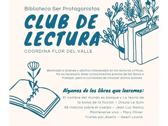 El club de lectura en la Biblioteca Ser Protagonistas