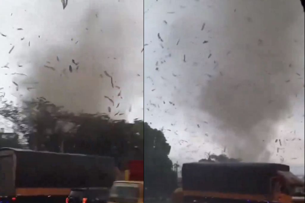Tornado en Indonesia