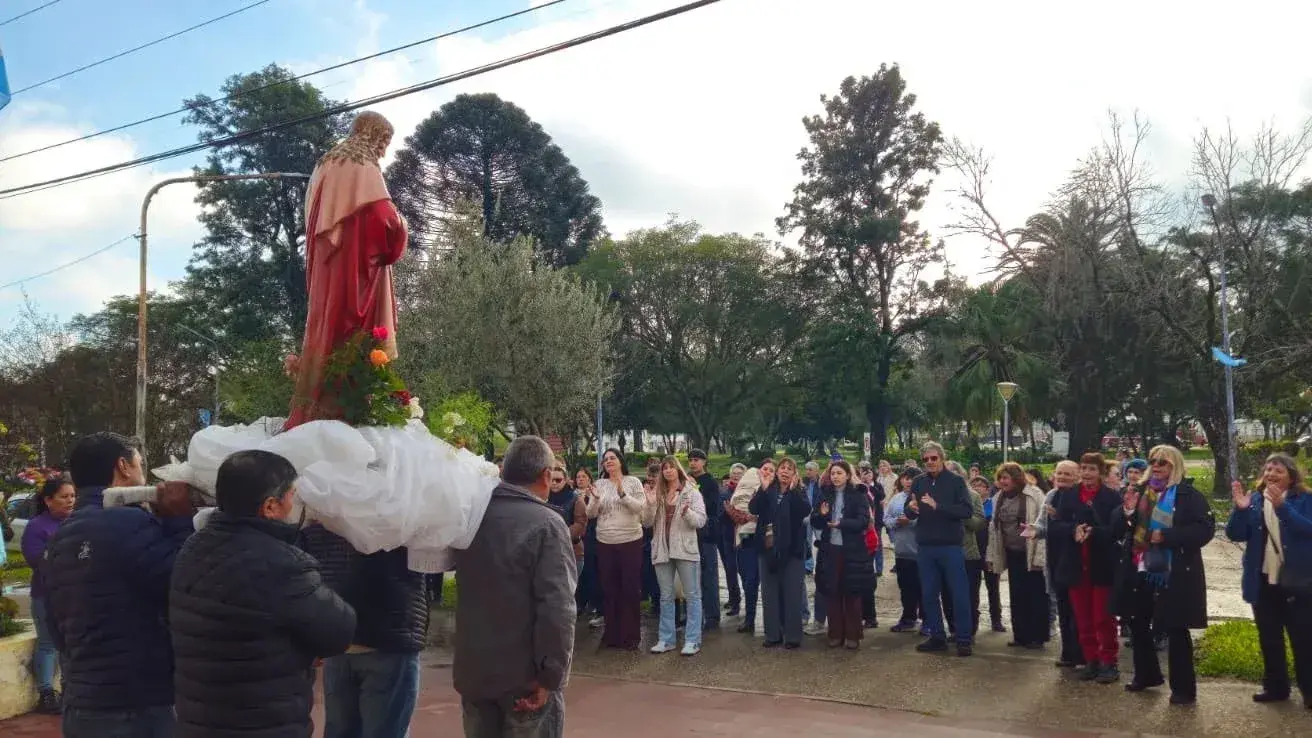 San Jaime celebró su fiesta patronal en honor al Sagrado Corazón de Jesús