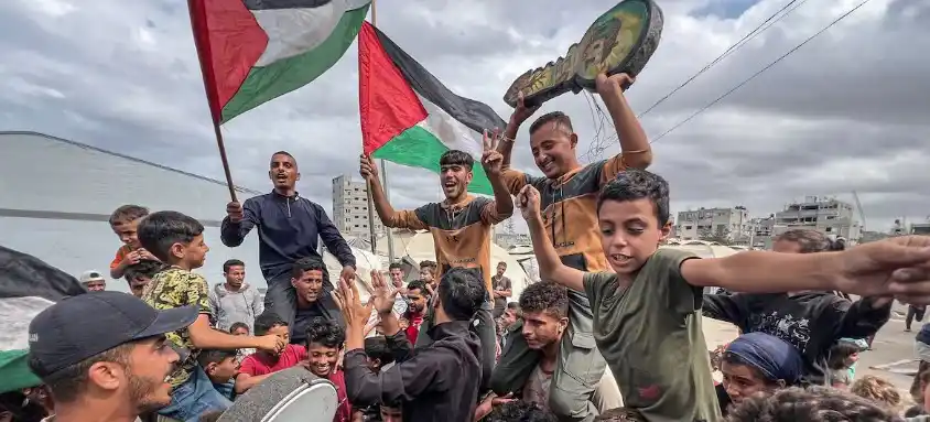 Palestinos reaccionaron al acuerdo.