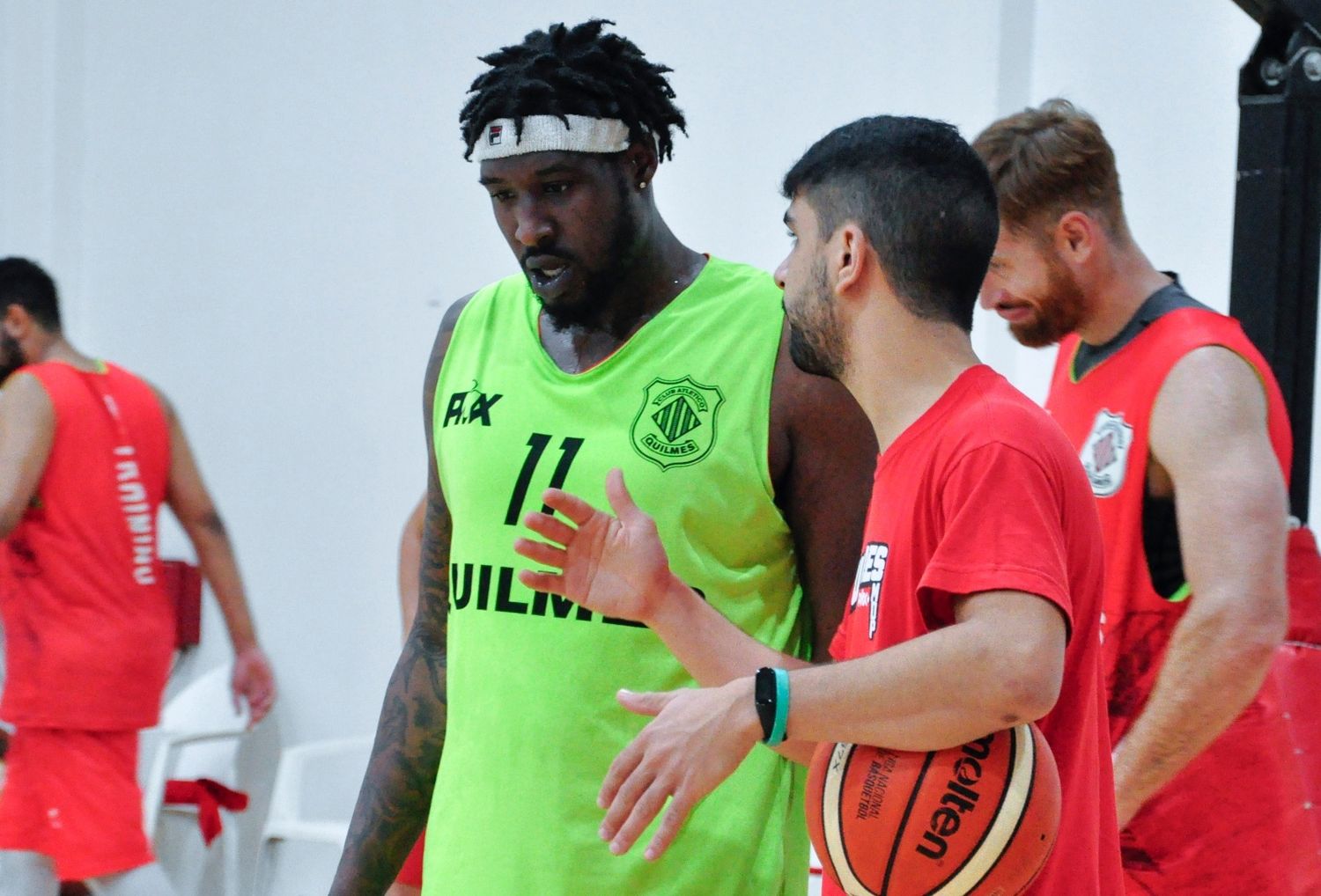 Tirrell Brown empezó a entrenarse en Quilmes