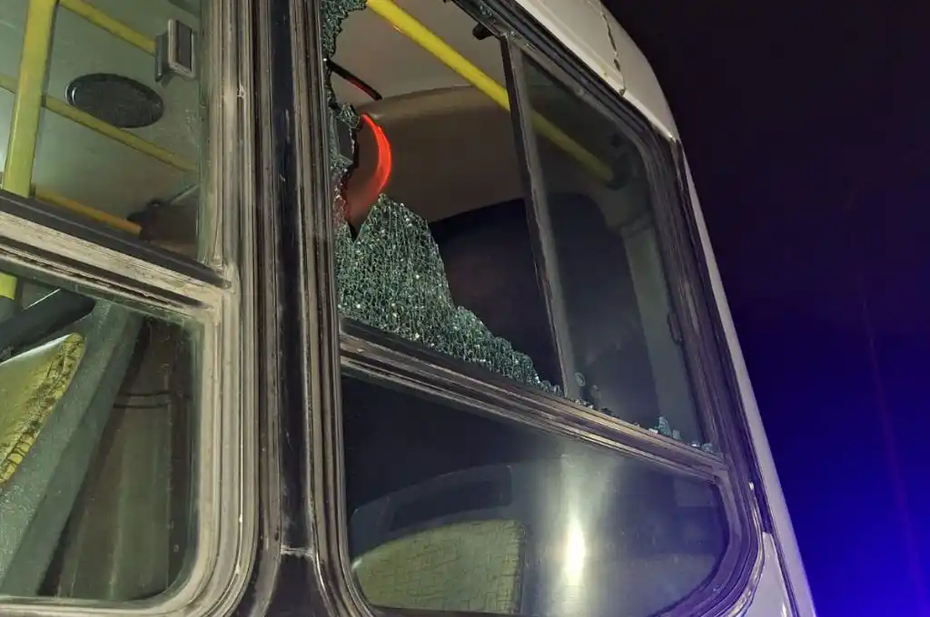 Así quedó la unidad vandalizada