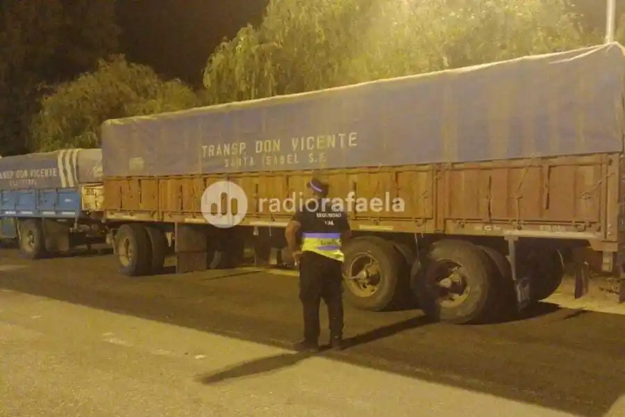 Rutas de la región:  Madrugada con detección de alcoholemia positiva a conductor profesional en Ceres