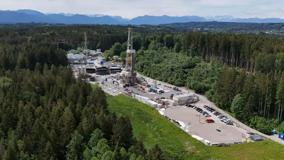 La planta geotérmica en Geretsried, Alemania