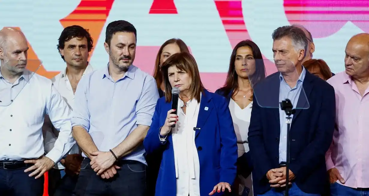 El discurso tras la derrota del domingo. Crédito: Martin Cossarini/Reuters