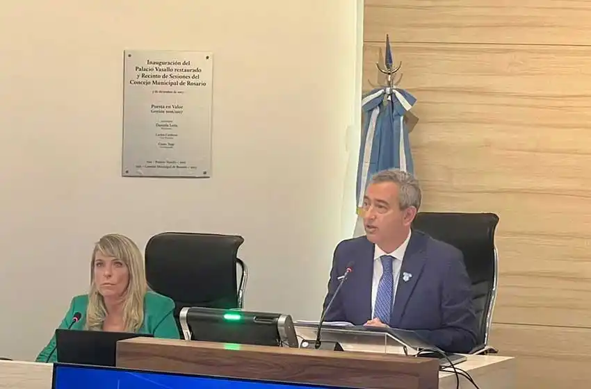 Javkin abrió el último período de sesiones ordinarias de su gestión