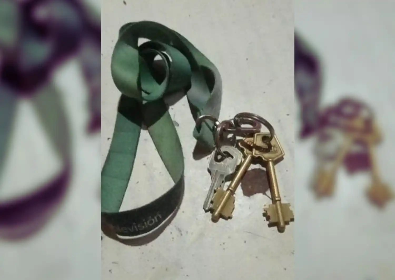 Encontraron llaves en la esquina de Paraná