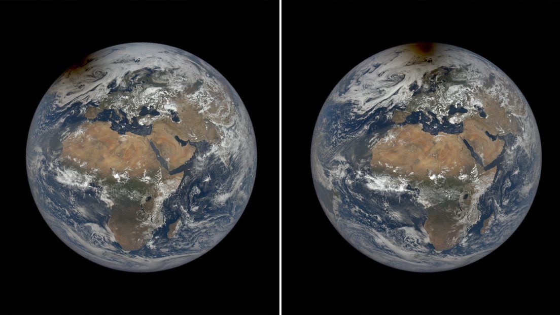 La NASA muestra imágenes satelitales del eclipse solar que hizo ver el Polo Norte como si ‘estuviese en llamas’