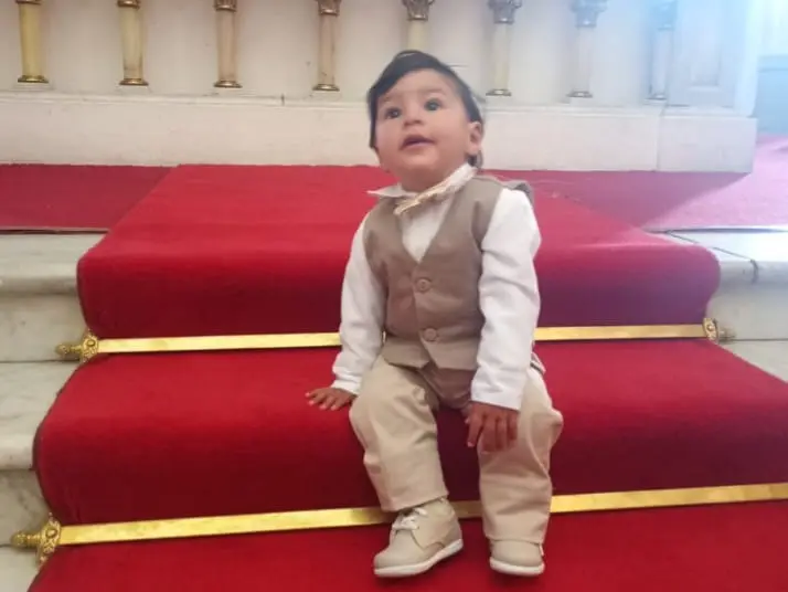 ¡Bautizaron a Aidan Olmos en la Basílica Socorro!