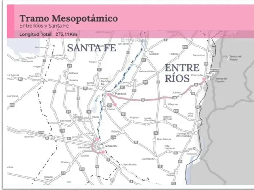 Avanza la concesión de corredores estratégicos y la Provincia respalda el proceso