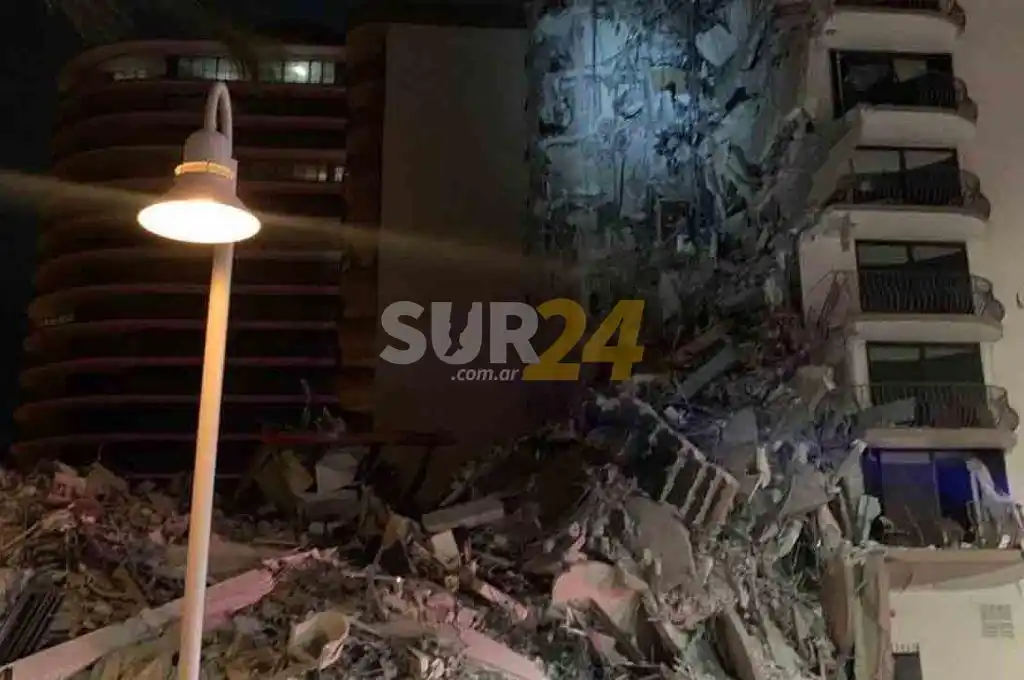 Se derrumbó un edificio residencial en Miami: rescatistas trabajan en el lugar
