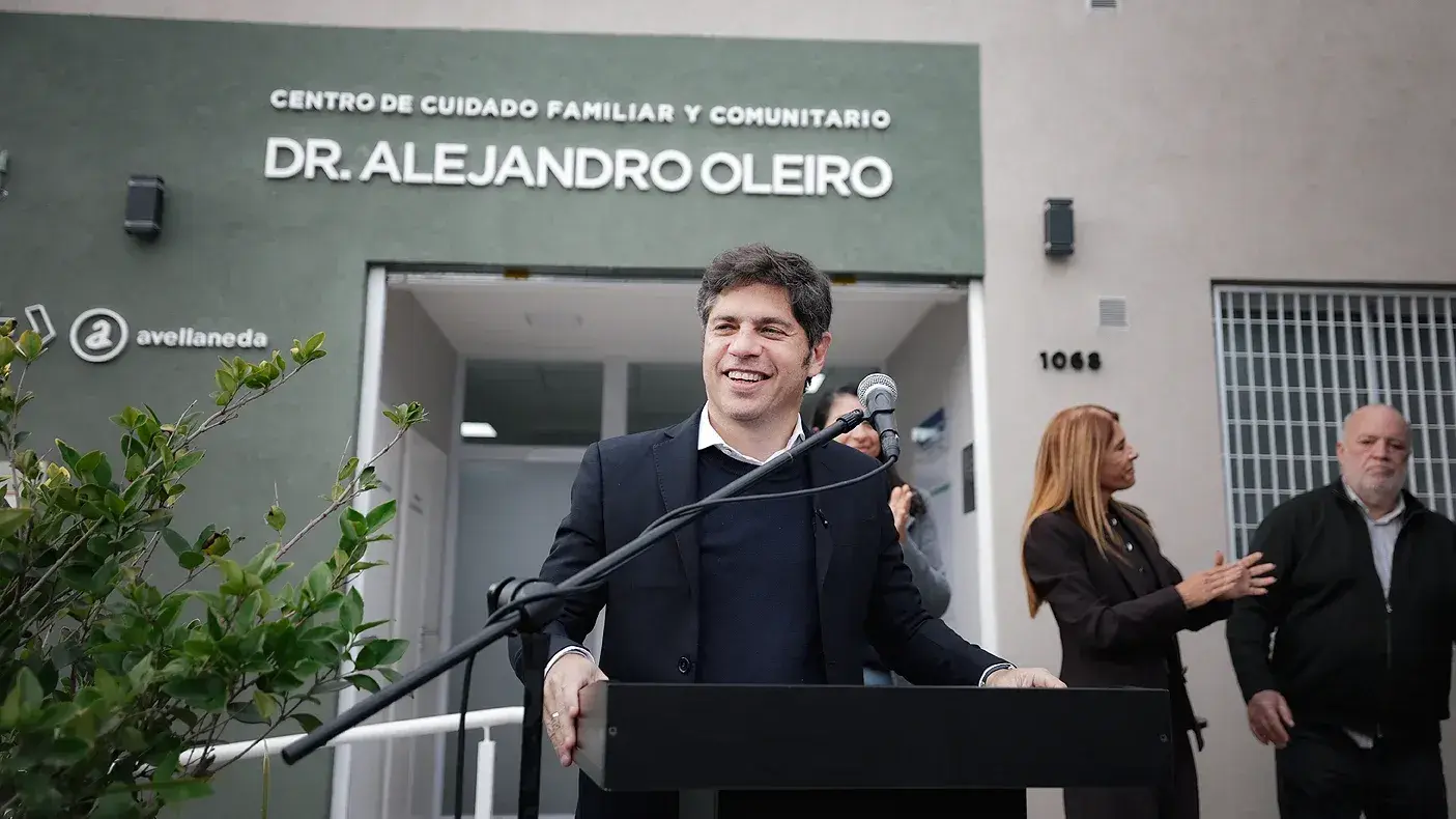 Kicillof inauguró un nuevo centro de salud, el 207 de su gestión.