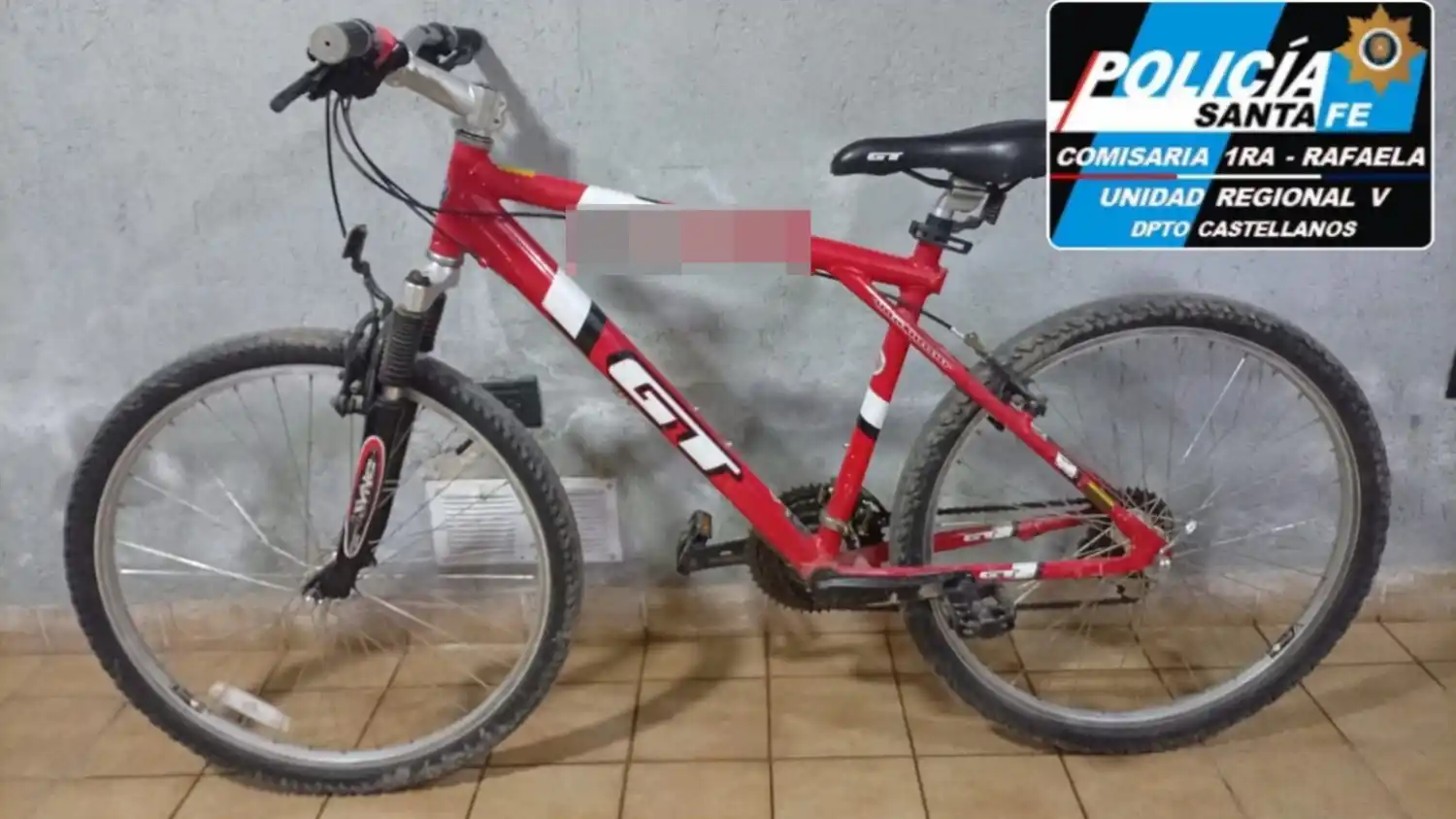Encontraron a un menor paseando por barrio 2 de Abril con una bicicleta robada