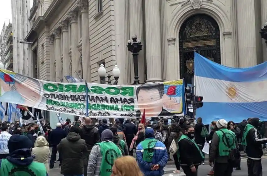 Manifestación en Rosario a favor de la expropiación de Vicentin