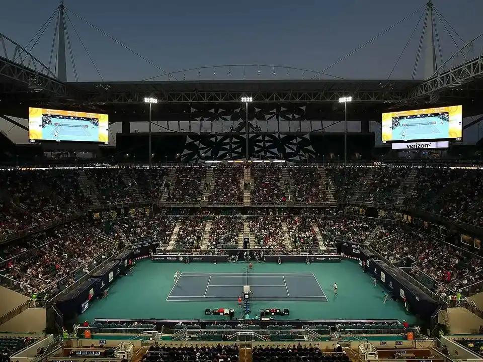 El court central del Master 1000 de Miami