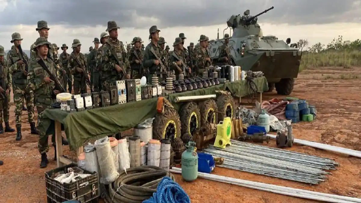 ALLANAN otro campamento ilegal del Tren de Guayana en Bolívar