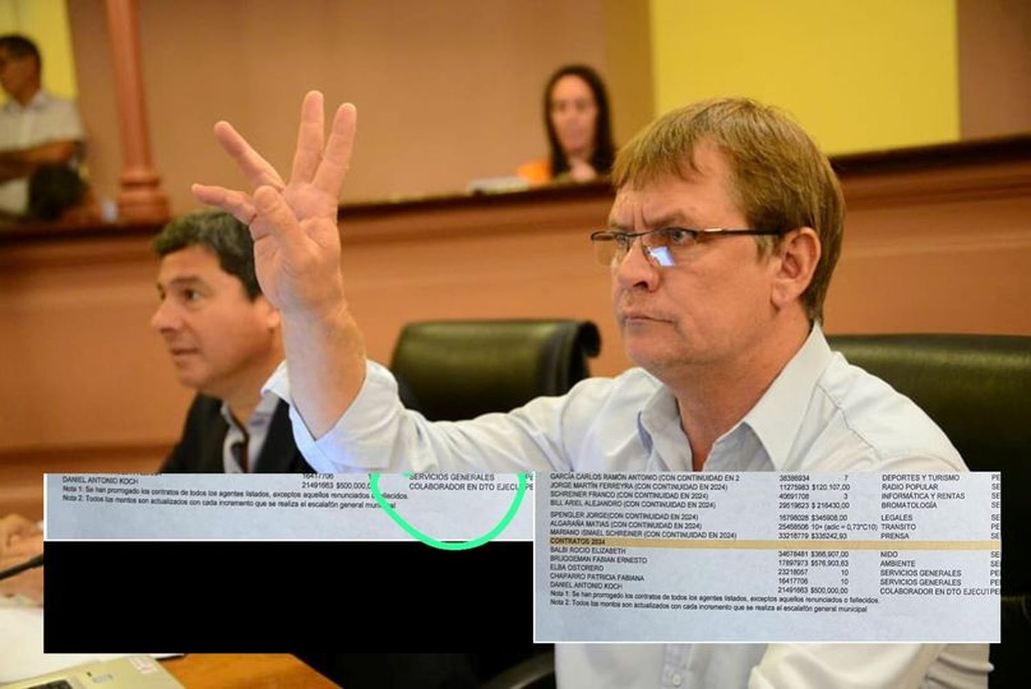 El ex titular de Vialidad, Daniel Koch se ubicó con un contrato en el Municipio de Aranguren