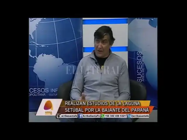 Realizan estudios de la Laguna Setúbal por la bajante del Paraná