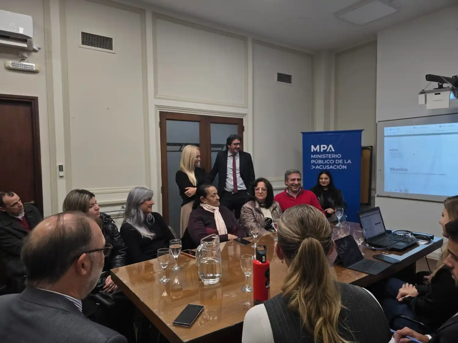 El portal fue presentado por la fiscal general del MPA, María Cecilia Vranicich. Foto: Gentileza