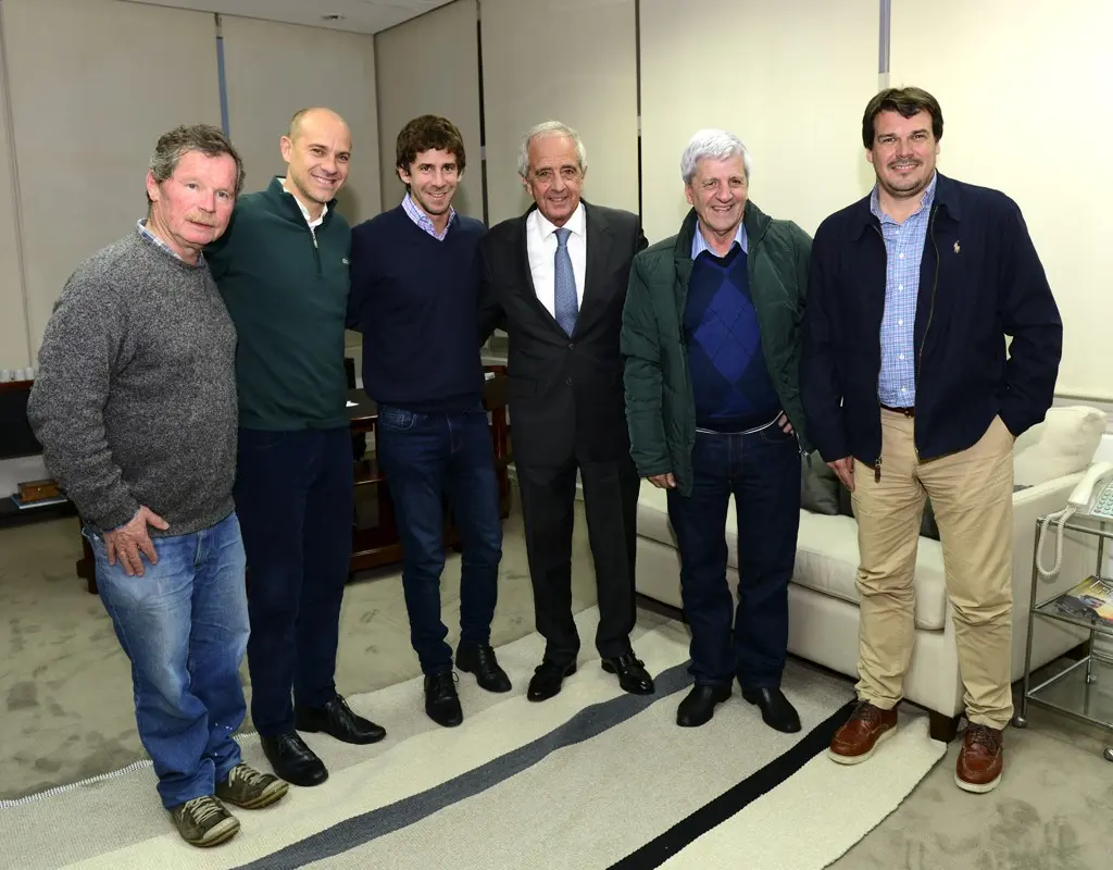 Intendente Andreotti recibió a Juan Carr y a Rodolfo D’Onofrio