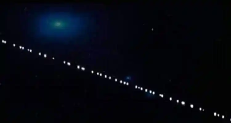 Luces en el cielo: Este sábado, volverán a verse los sesenta satélites Starlink