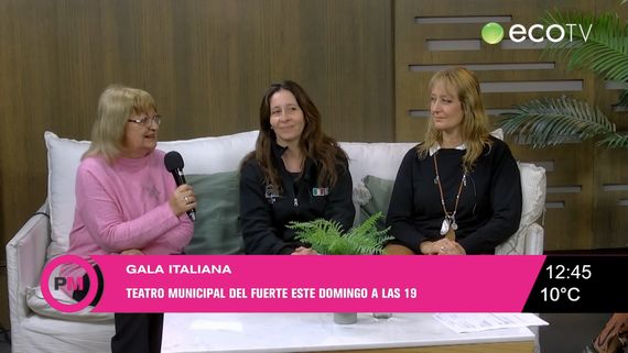 Este domingo se realizará la gala italiana