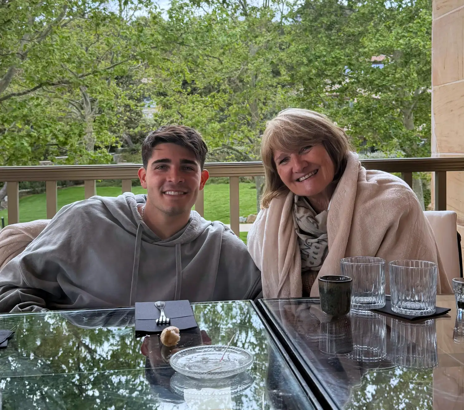 Con mi tía Silvina-