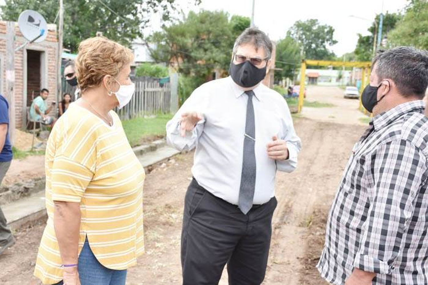 Obras de urbanización en el Barrio Juan XXIII