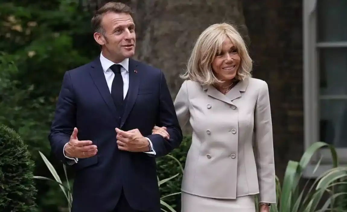 Emmanuel y Brigitte Macron