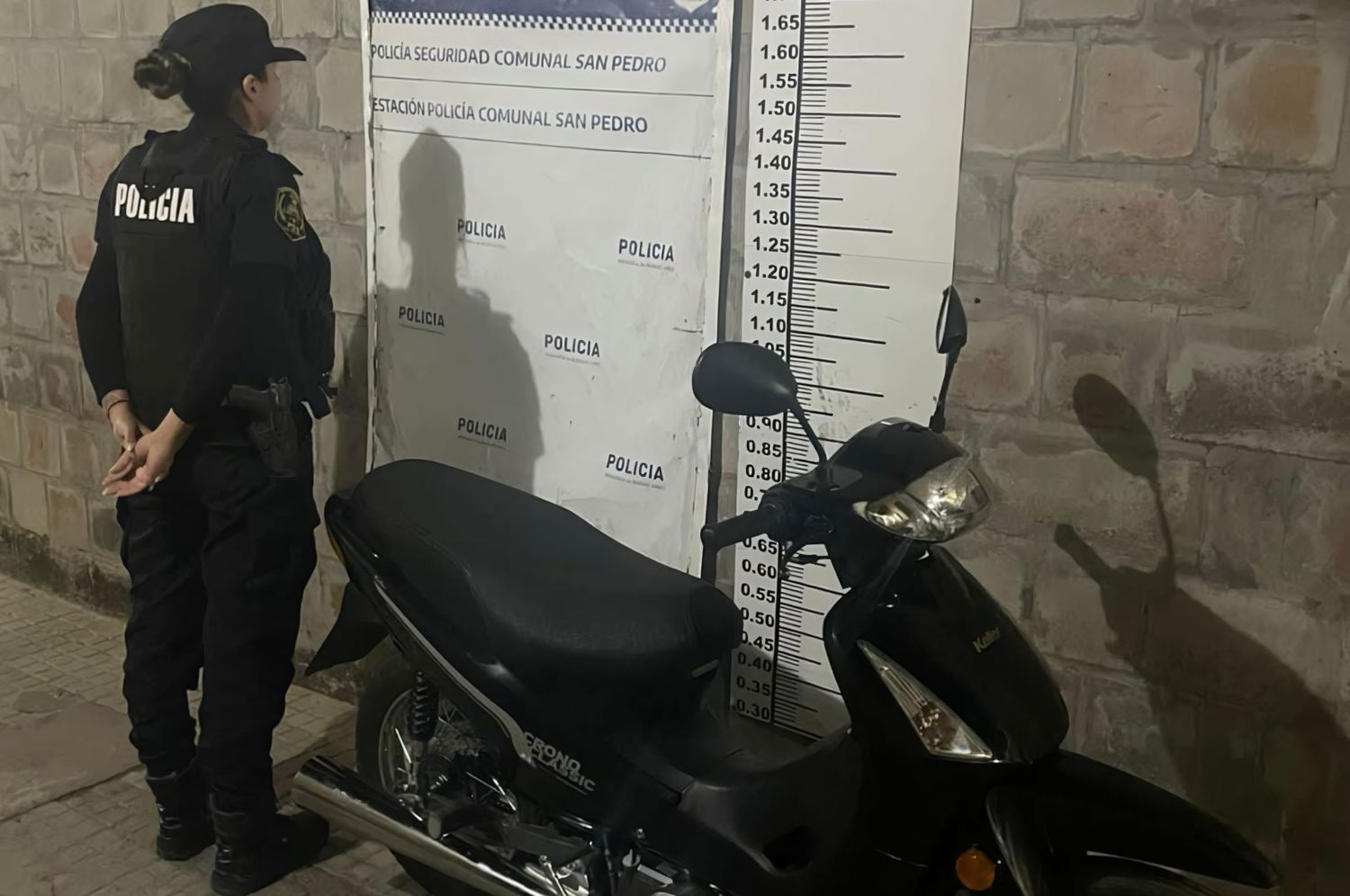 La moto fue hallada en la vía pública, en Dávila al 1100.