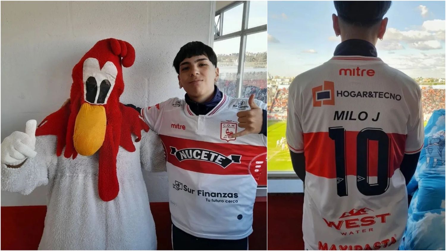 Milo J se convirtió en el nuevo sponsor principal del Deportivo Morón.
