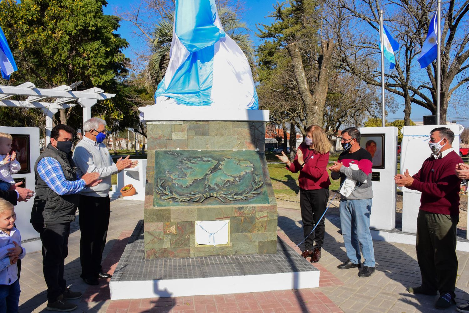 Galarza mantendrá por siempre viva la memoria de Malvinas.